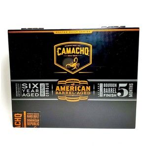 Camacho American Barrel Aged Gordo Hand Made Empty Wooden Cigar Box EUC!